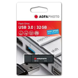 AgfaPhoto-USB-Stick-32-GB_-USB-3.0-schwarz-Lesen-45MBsec_-Schreiben-15MBsec