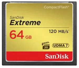 SanDisk-Compact-Flash-Extreme-64-GB-Schreiben-Lesen-bis-120M-sec