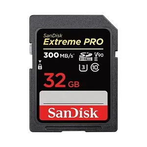 Sandisk-SDXC-ExtremePro-32GB-300MB-V30-Lesen-300MB-Schreiben-260-MB